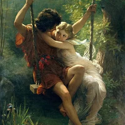 Painting example for AI music generation