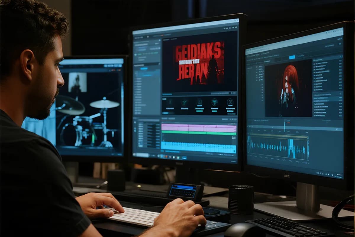 AI movie soundtrack generator creating trailer music for film promos