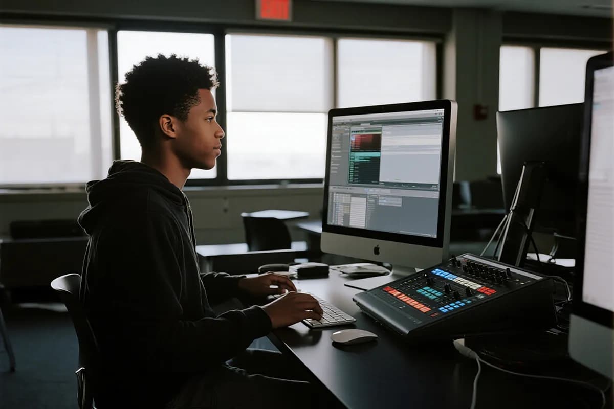 AI movie score maker for student films and film school projects