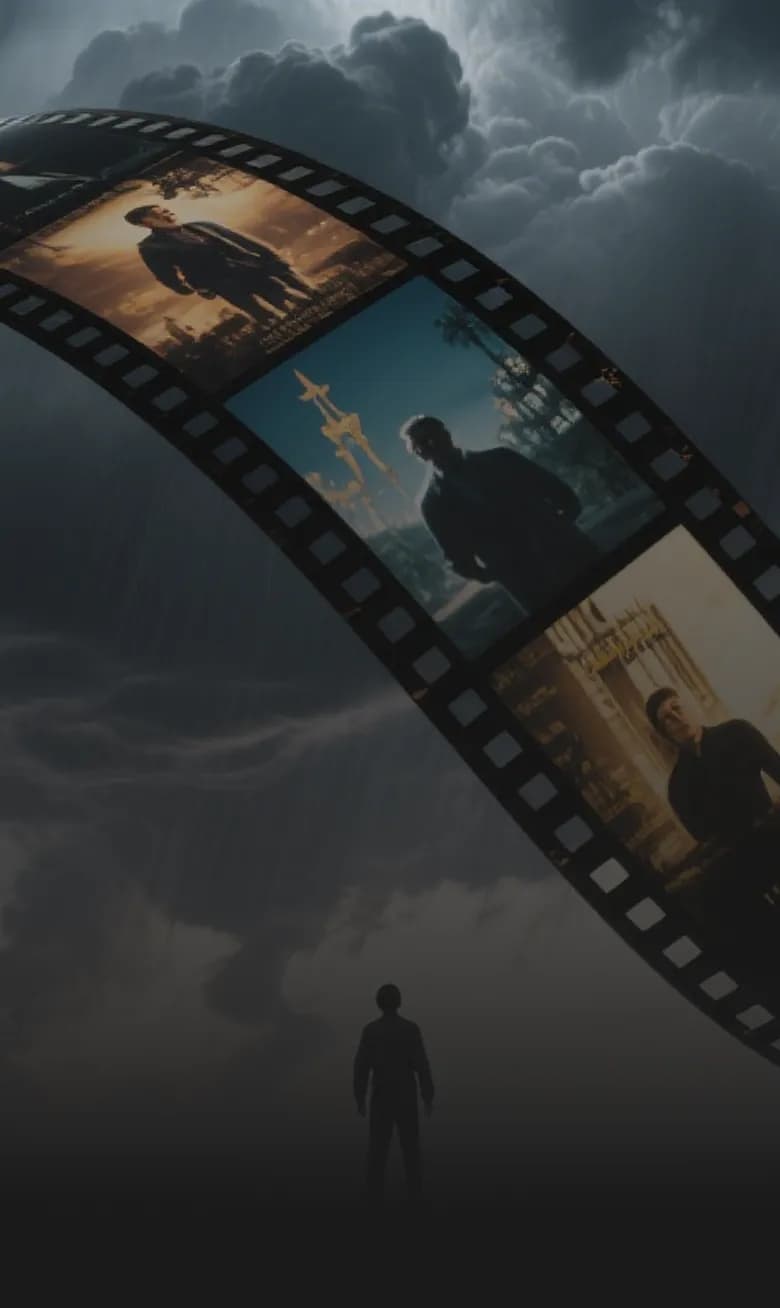 AI film score generator creating cinematic movie music on mobile