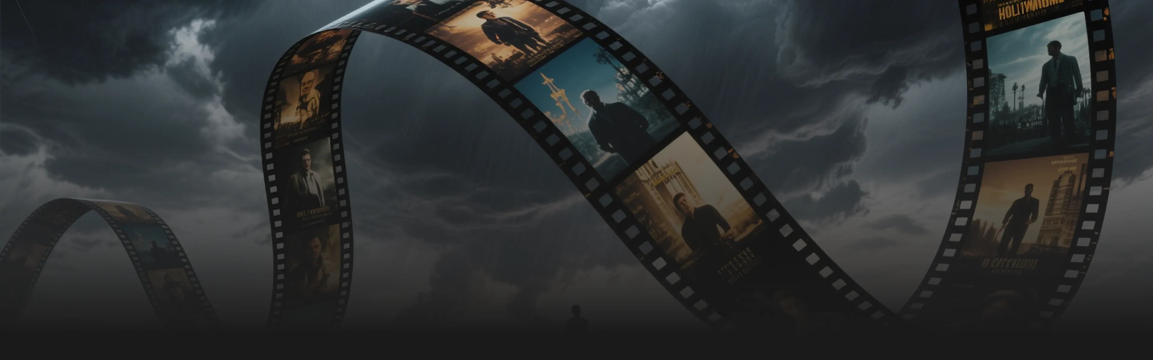 AI film score generator creating cinematic movie music