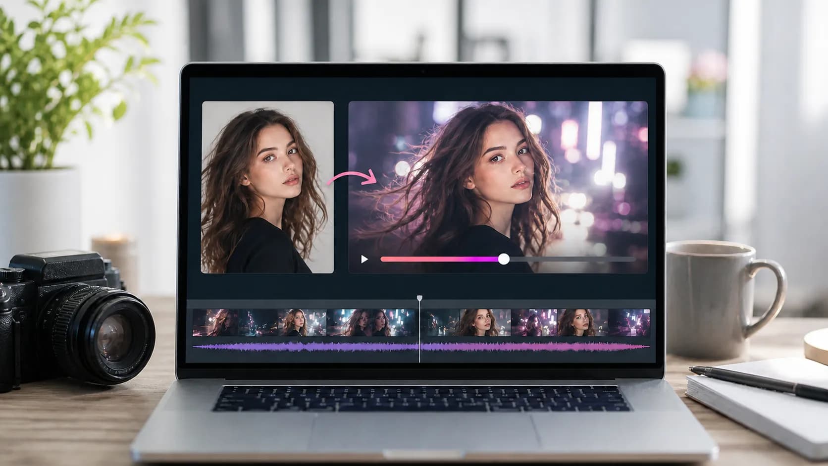 Picture Transformed into a Music Video with Free Music Video Creator