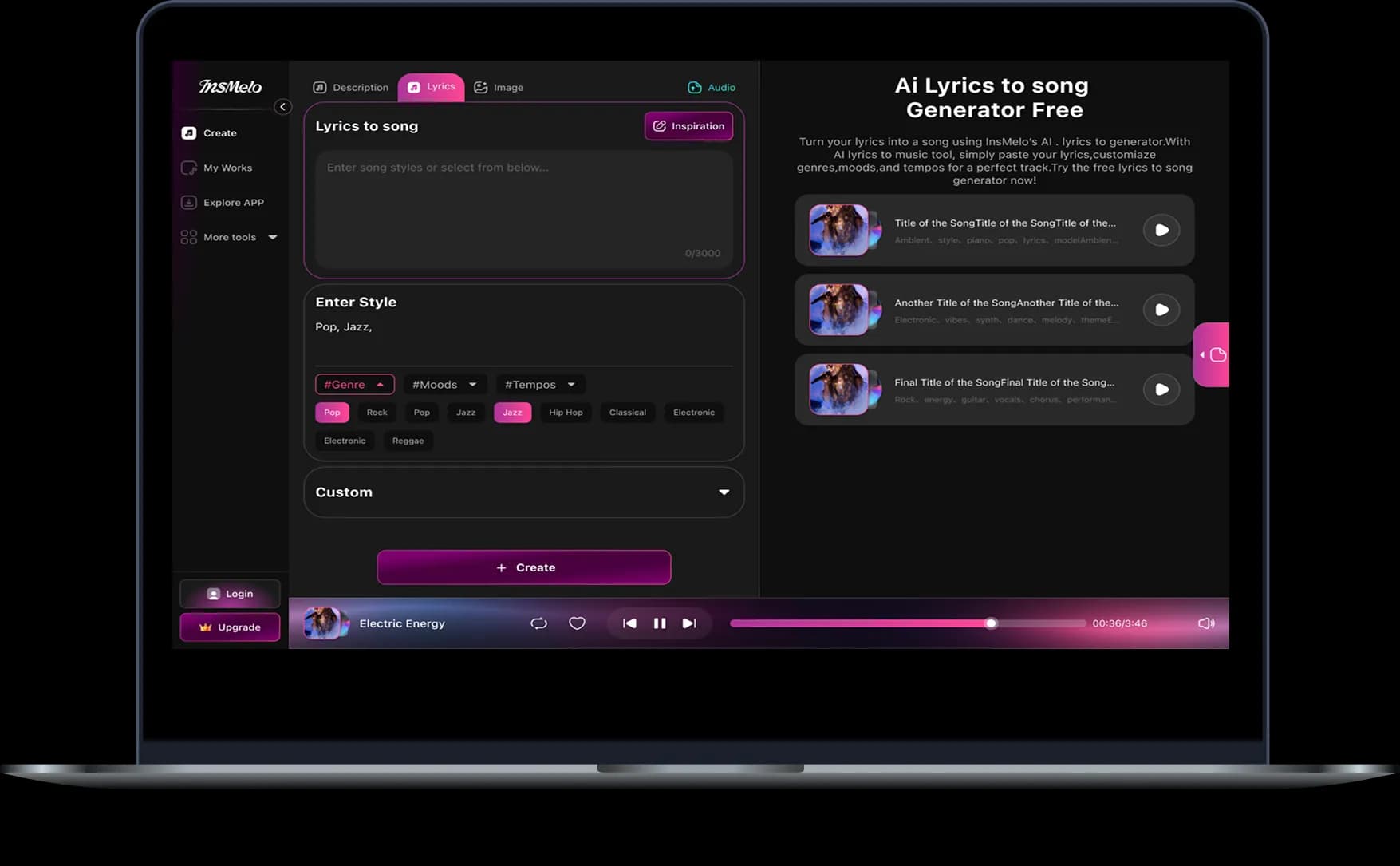 Customize Your Song