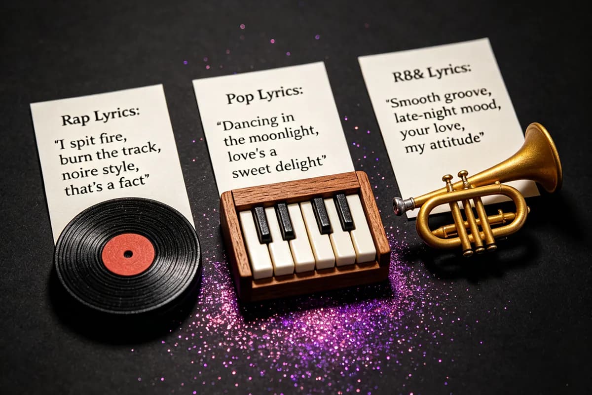 Multiple Styles Music Lyrics Generator