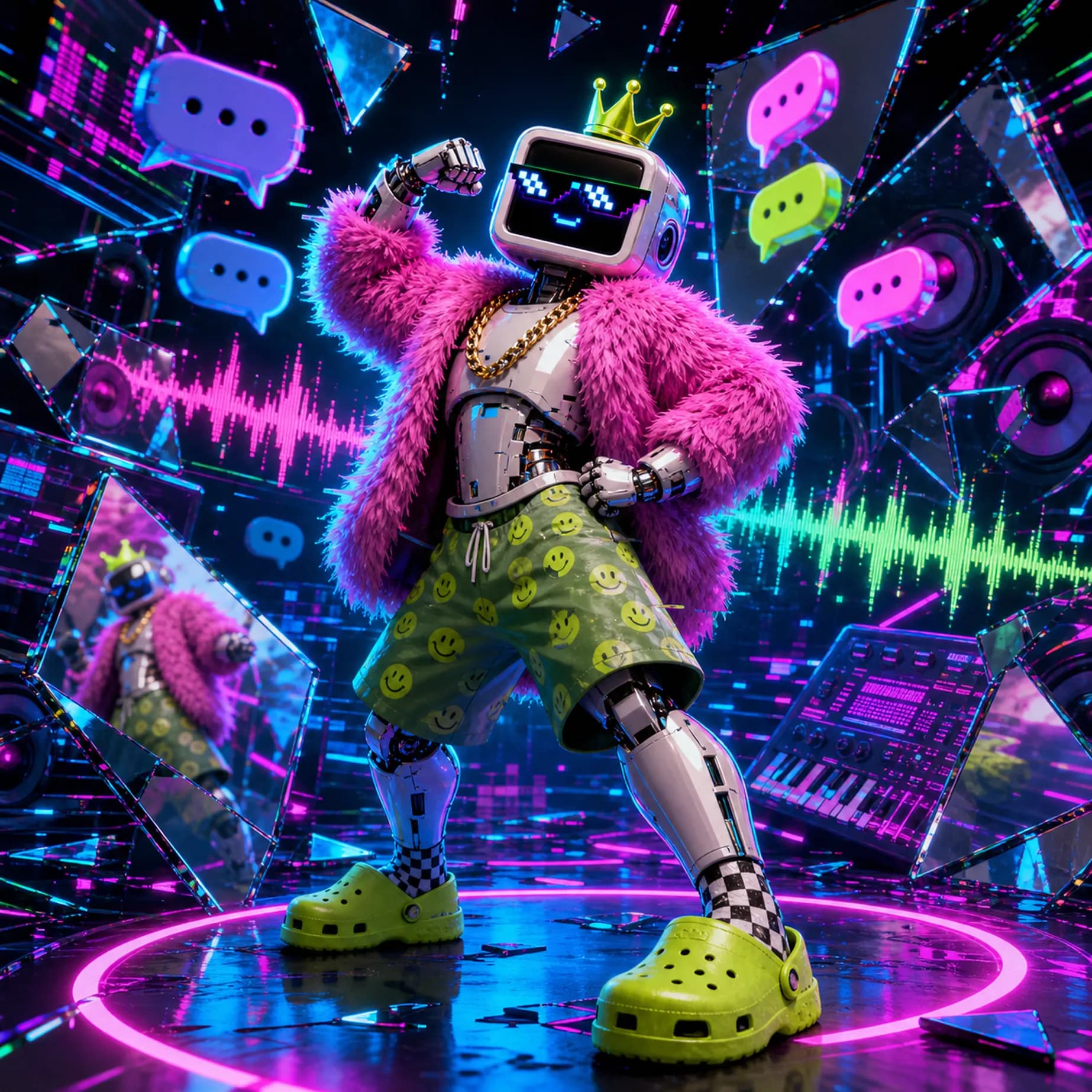 Weird AI music meme remix generated with InsMelo