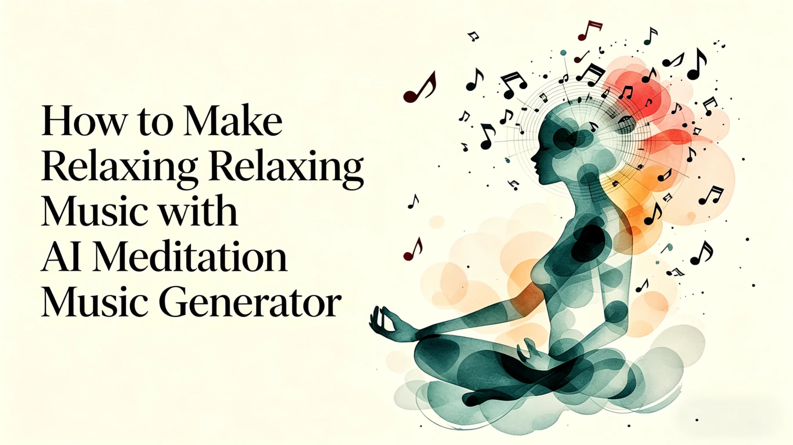 How to Make Relaxing Music with AI Meditation Music Generator